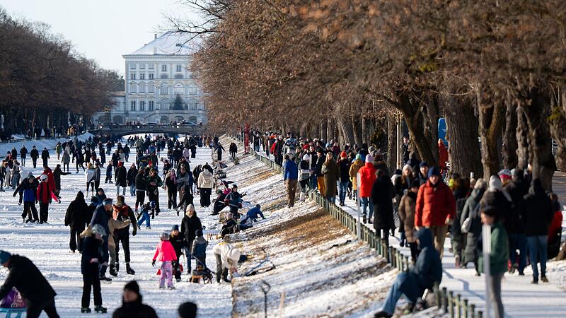 Schnee in M&uuml;nchen