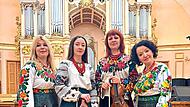Tolle Stimmen und au&szlig;ergew&ouml;hnliche Instrumente: Daf&uuml;r steht das Bandura-Goldkehlchen-Quartett.Veranstalter