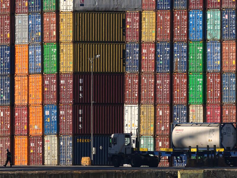 Hafen von Santos in Brasilien