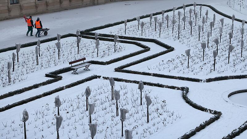Schnee und Frost in Nordbayern Schnee und Frost in Nordbayern