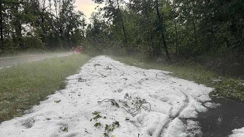 Unwetter in Erlangen