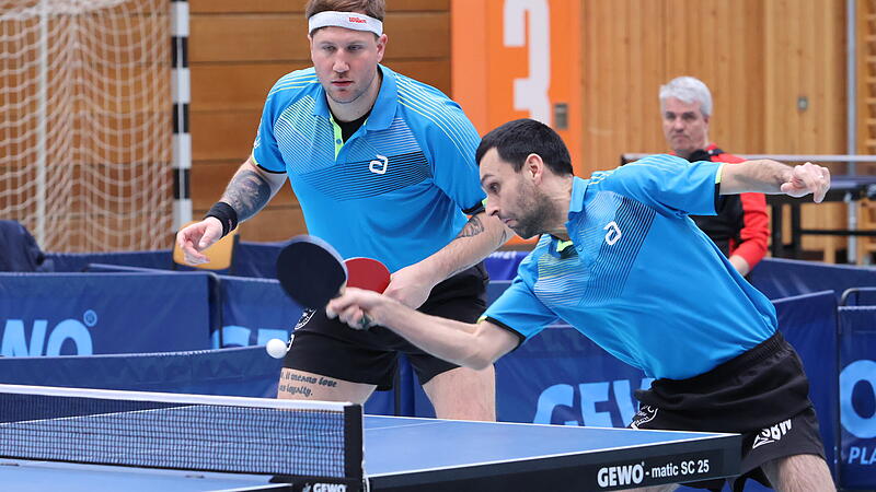 Der an Eins gesetzte Borna Kovac (links) und Grozdan Grozdanov sollen f&uuml;r den TTC Wohlbach wieder mehr Doppelerfolge holen.
