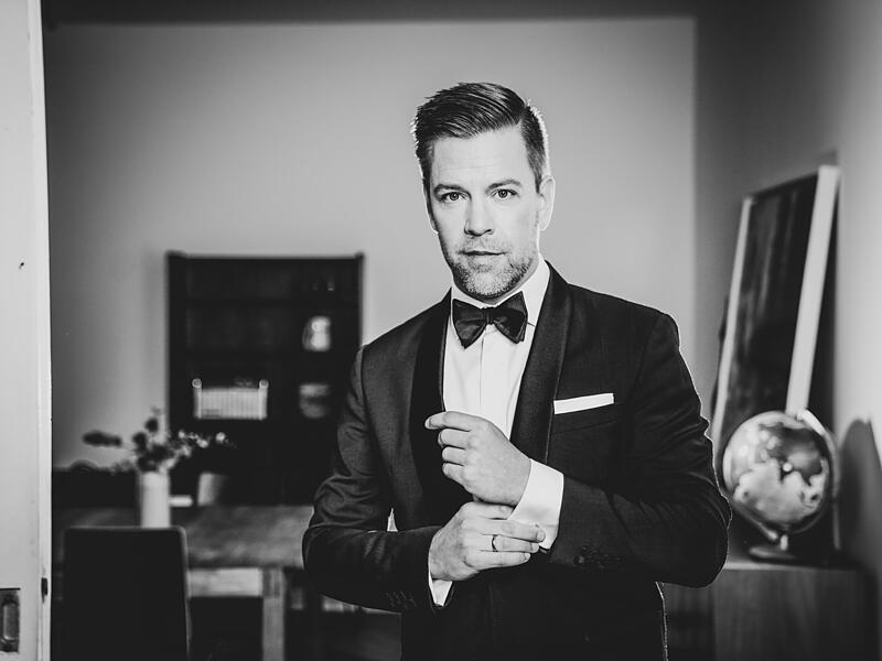 Entertainer Tom Gaebel tritt in Bad Kissingen auf.