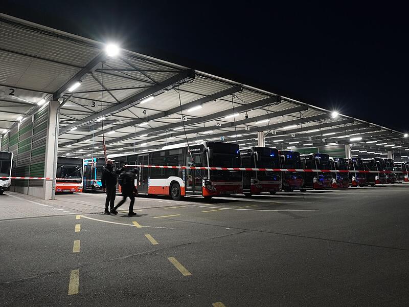 Warnstreik im Nahverkehr - Hamburg