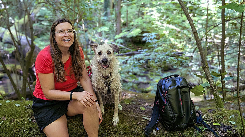 Spa&szlig; f&uuml;r Mensch und Hund: die Rundwanderung von Tiefenellern nach Herzogenreuth.