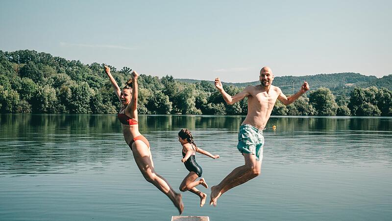 Der Bad Staffelsteiner Badesee lockte im Sommer viele Besucher an.