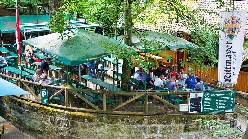 Wie die meisten wird der  Glockenkeller voraussichtliche erst am Donnerstag, 21. Mai, &ouml;ffnen.Forchheim & Fr&auml;nkische Schweiz