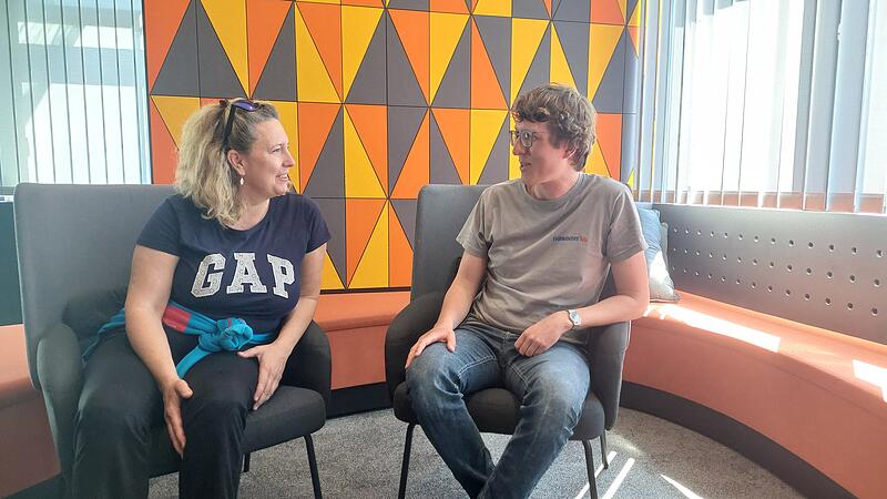 Allererziehende Mutter Bamberg Anja S&ouml;hnlein FT-Video 5 vor 12