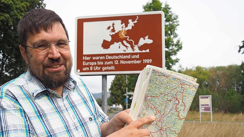 Martin Frenkler wünscht sich an der ehemaligen DDR-Grenze ein Denkmal für „Gorbi“.