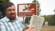 Martin Frenkler wünscht sich an der ehemaligen DDR-Grenze ein Denkmal für „Gorbi“.