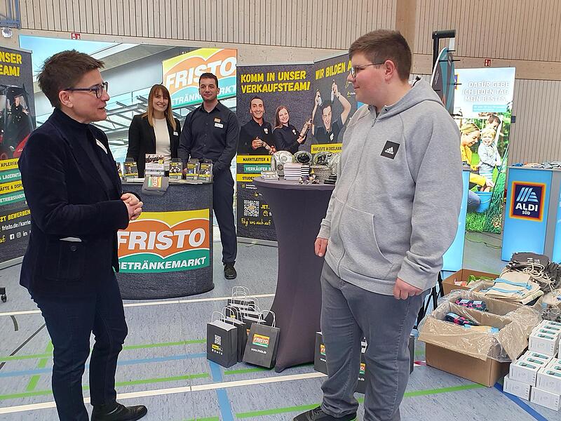 Martina F&auml;rber im Gespr&auml;ch mit Mirko Franz