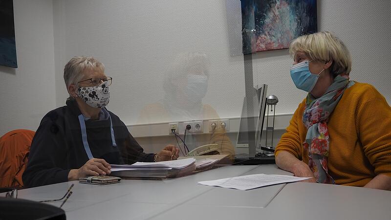 W&auml;hrend Corona fanden die monatlichen Sprechstunden unter Schutzvorkehrungen statt.