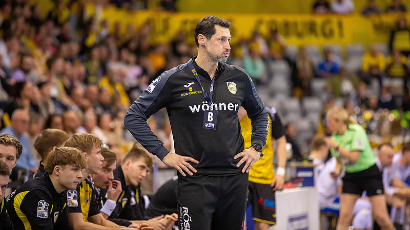 Anel Mahmutefendic, Trainer des HSC 2000 Coburg, wei&szlig; um die schwere Aufgabe beim Bergischen HC.
