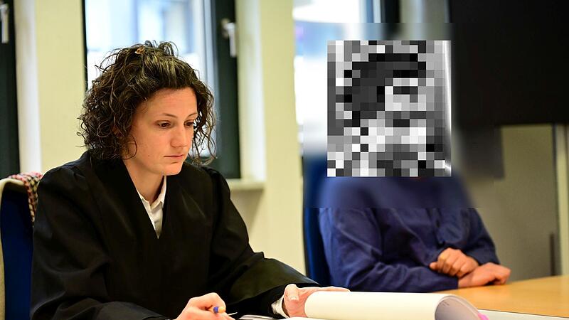 Rechtsanw&auml;ltin Katharina Leisner aus Bamberg und der Angeklagte