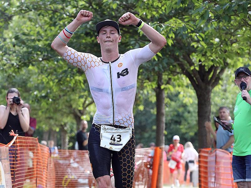 Titelverteidiger bei den Männern: Kilian Bauer vom SV Wacker Burghausen.