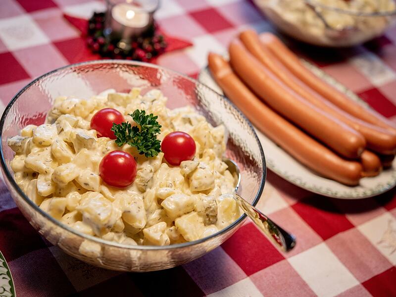Heiligabend - W&uuml;rstchen und Kartoffelsalat