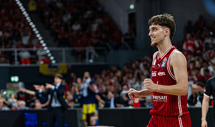 Zach Ensminger &uuml;berzeugte stets mit hoher Ballsicherheit.