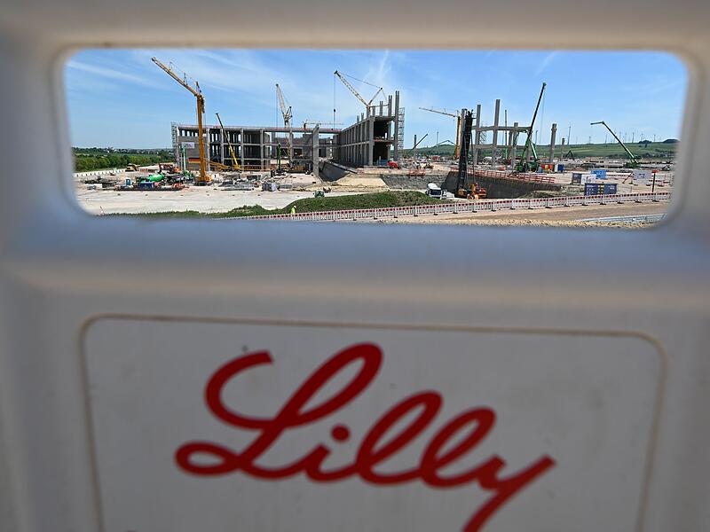 Baustelle des neuen Pharmastandort in Alzey von Eli Lilly Baustelle des neuen Pharmastandort in Alzey von Eli Lilly