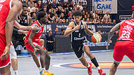 Kapitän Ibrahim Watson (mit Ball) ging voran und glänzte mit 19 Punkten, 7 Rebounds und vier Assists.