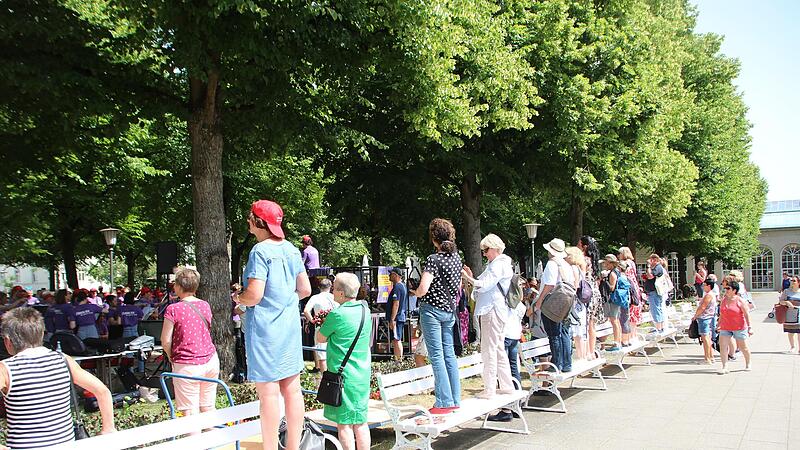 Impression vom Flashmob. Impression vom Flashmob.
