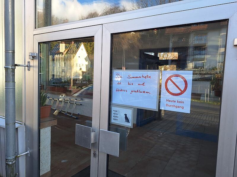 Havarie: Georgihalle in Bad Brückenau geschlossen Havarie: Georgihalle in Bad Brückenau geschlossen