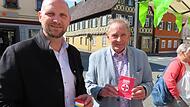 Dieter Deuerling und Walter Mackert in ihren Funktionen als Lions Club Präsident und als Vorsitzender im Lions Club Förderverein.
