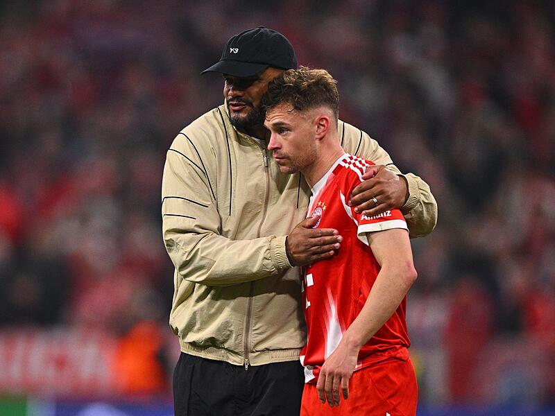 Vincent Kompany und Joshua Kimmich Vincent Kompany und Joshua Kimmich
