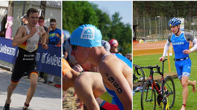 Jan Pluta beim Triathlon. Jetzt hat sich der 19-J&auml;hrige f&uuml;r die Nachwuchs-Welt- und Europameisterschaft qualifiziert.Forchheim & Fr&auml;nkische Schweiz