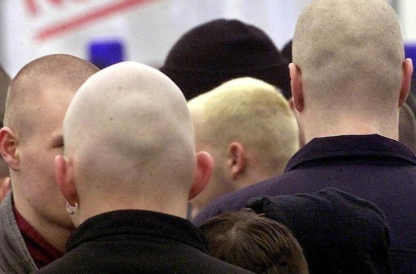 Mehrere Personen aus der rechten Szene waren nach Sonneberg gekommen.