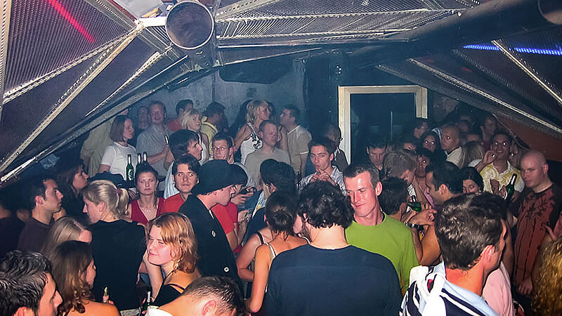 So wurde im August 2005 in der letzten Downstairs-Nacht gefeiert.