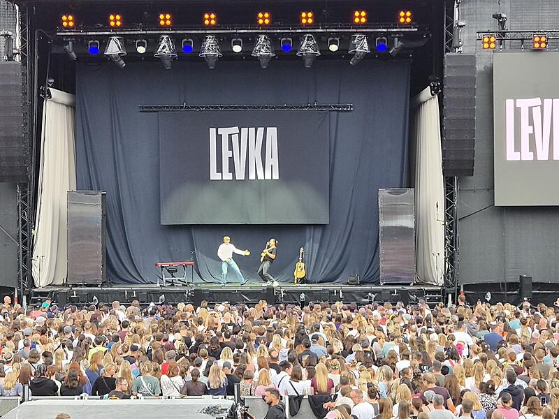 Wincent Weiss beim Open Air in Bad Kissingen