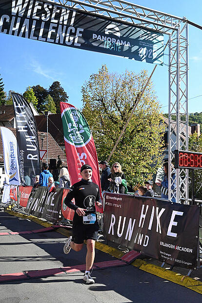 Dardan Avdiu während des Laufens