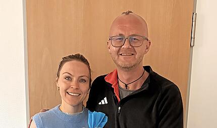 Einrichtungsleiterin Lisa B&ouml;hme und stellvertretender Pflegedienstleiter Lukas Norek.