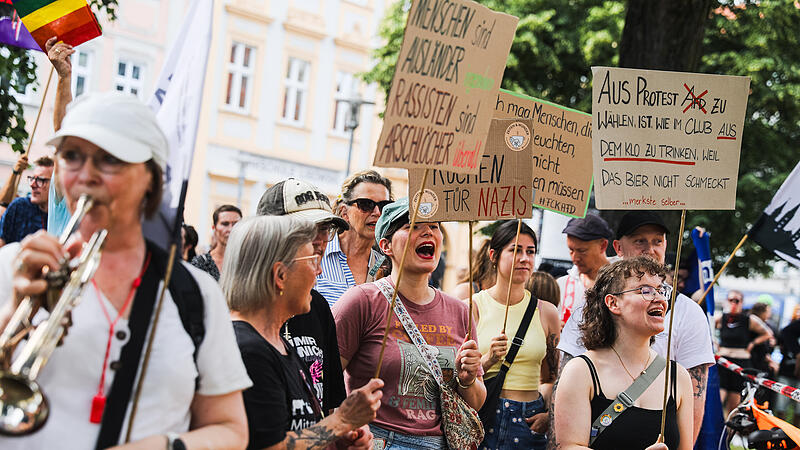 Proteste in Bamberg gegen Veranstaltung der bayerischen AfD-Fraktion