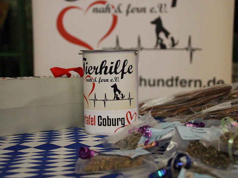 Diese Spendendosen stehen vielerorts in Coburg.