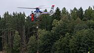 Grenzüberschreitende Waldbrandübung