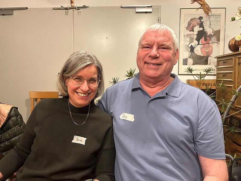 Beate und J&ouml;rg Trocha haben den Neub&uuml;rger-Stammtisch mitbegr&uuml;ndet. Sie sind aus Bernau bei Berlin nach Coburg gezogen.