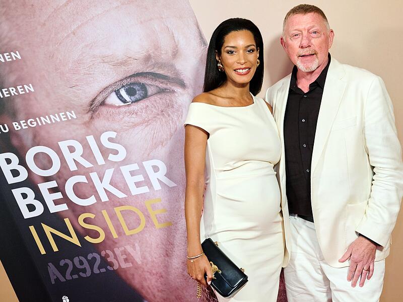 Lilian Monteiro und Boris Becker