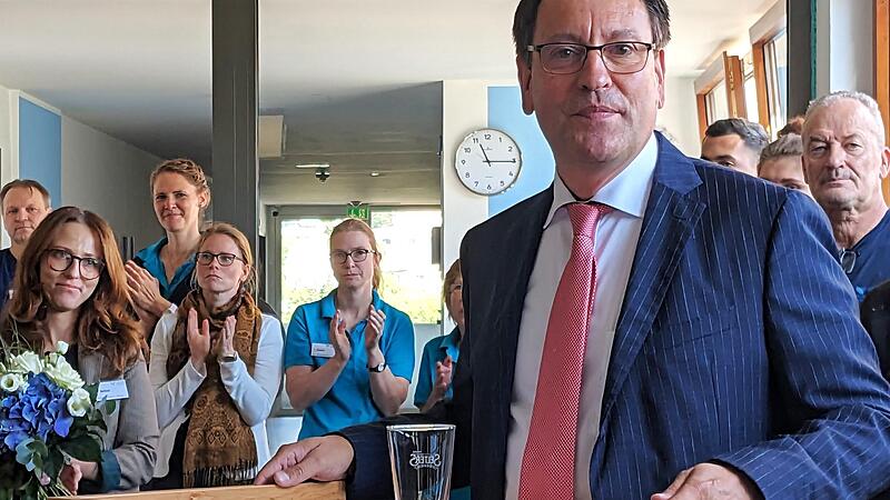 Hescuro-Gesch&auml;ftsf&uuml;hrer Alexander Zugsbradl beim Er&ouml;ffnungsempfang