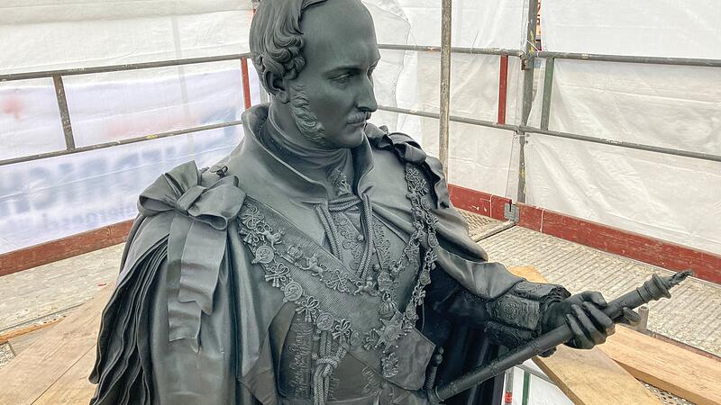 Restaurierung des Prinz Albert Denkmals in Coburg