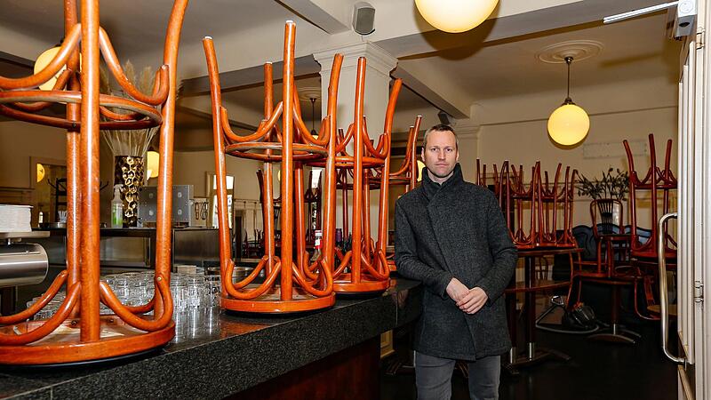 Jürgen Mark vom  Café Müller in  Bamberg sagt: "Nicht bei jedem ist to go wirtschaftlich."