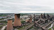 British Steel Werke in Scunthorpe