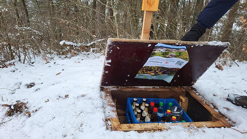 Originell: Die Getr&auml;nkebox am Michelsberg.