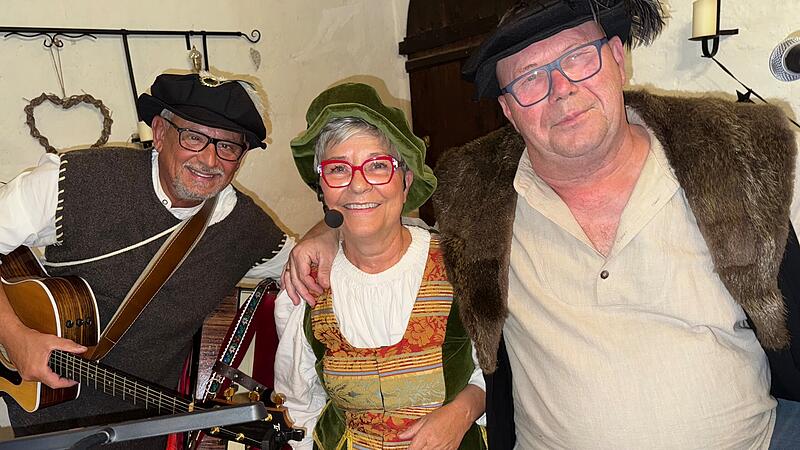 Manfred Mölkner, Emmi Weiß, Edgar Pawlik (von links) sind Zusammen „Emmi und die Schlochsaitn“.