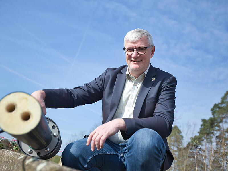 Hausens B&uuml;rgermeister Bernd Ruppert (CSU): "Jetzt kann es endlich bald losgehen"
