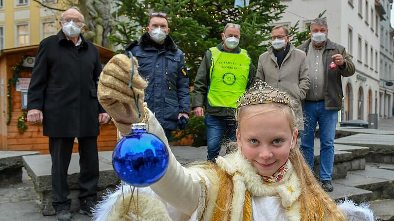 Das Bamberger Christkind nahm an der Eröffnung des Projekts teil. Das Bamberger Christkind nahm an der Eröffnung des Projekts teil.