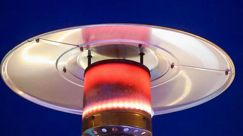 Heizpilze sind nur f&uuml;r den Betrieb im Freien geeignet.