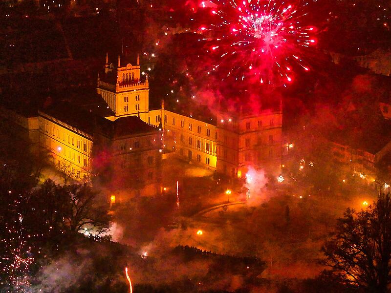 Trotz Verbot: Silvester wurde an der Ehrenburg geb&ouml;llert