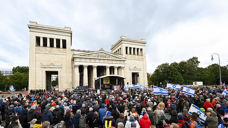 Kundgebung gegen Antisemitismus in München