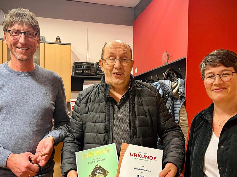 Ehrung von Siegfried Gottwald